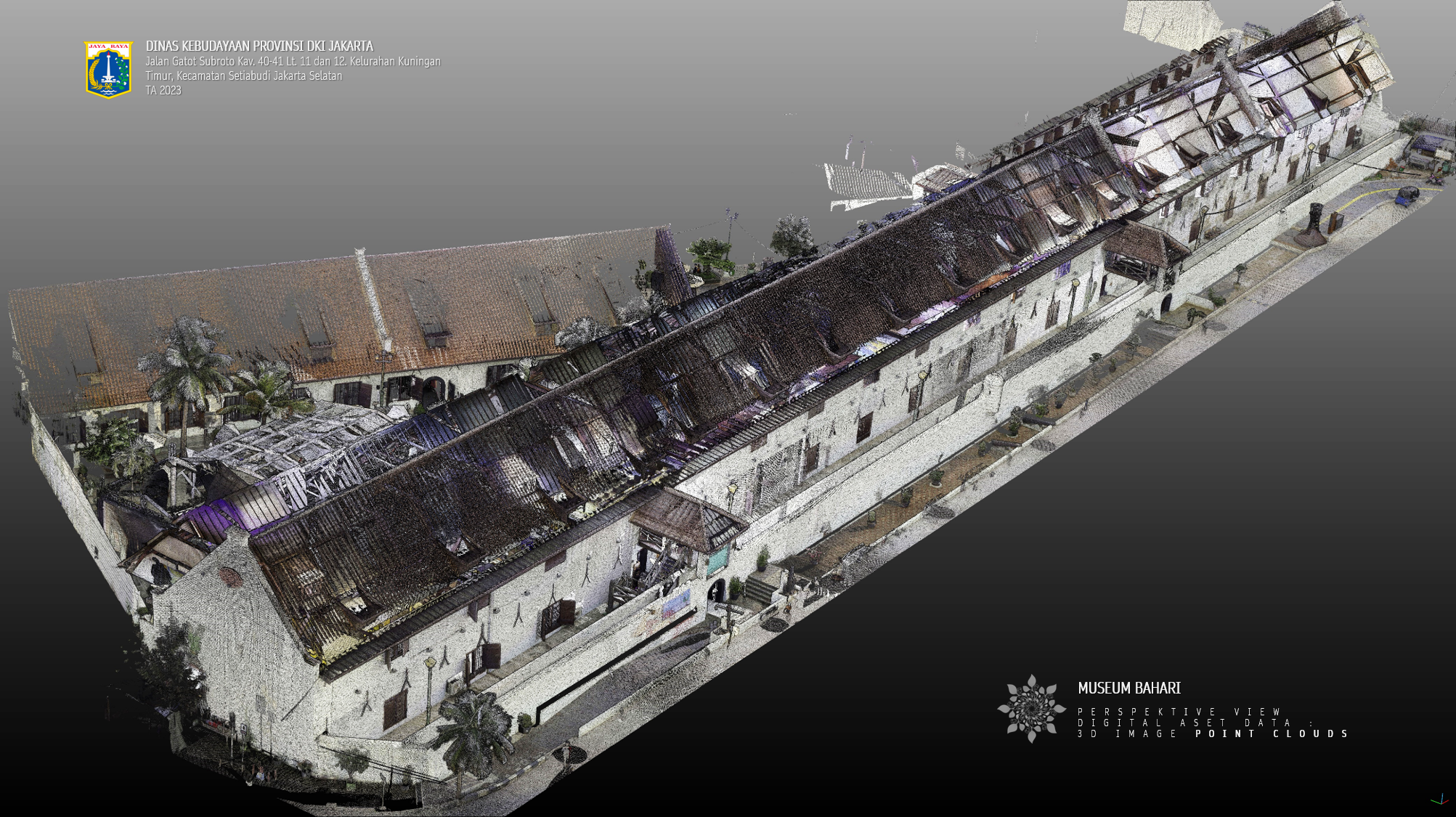 Point Cloud Gedung Museum Bahari DKI Jakarta - 1