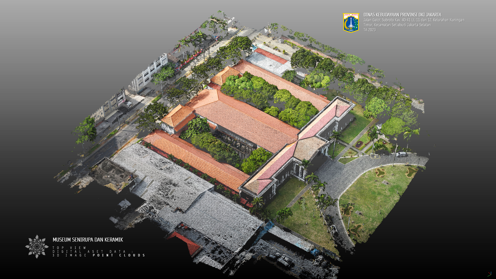 Point Cloud Gedung Museum Seni Rupa dan Keramik DKI Jakarta - 1