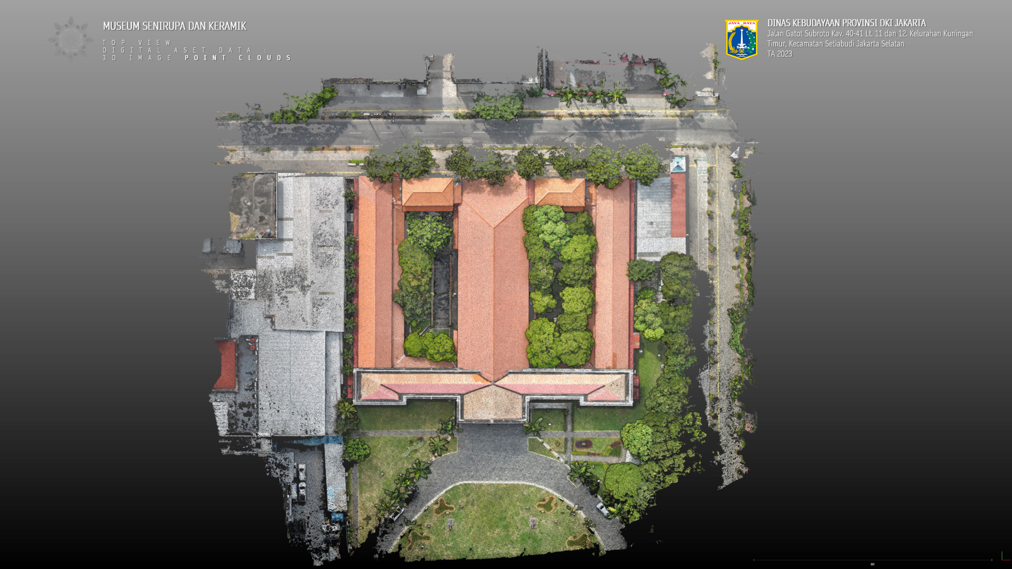 Point Cloud Gedung Museum Seni Rupa dan Keramik DKI Jakarta - 2