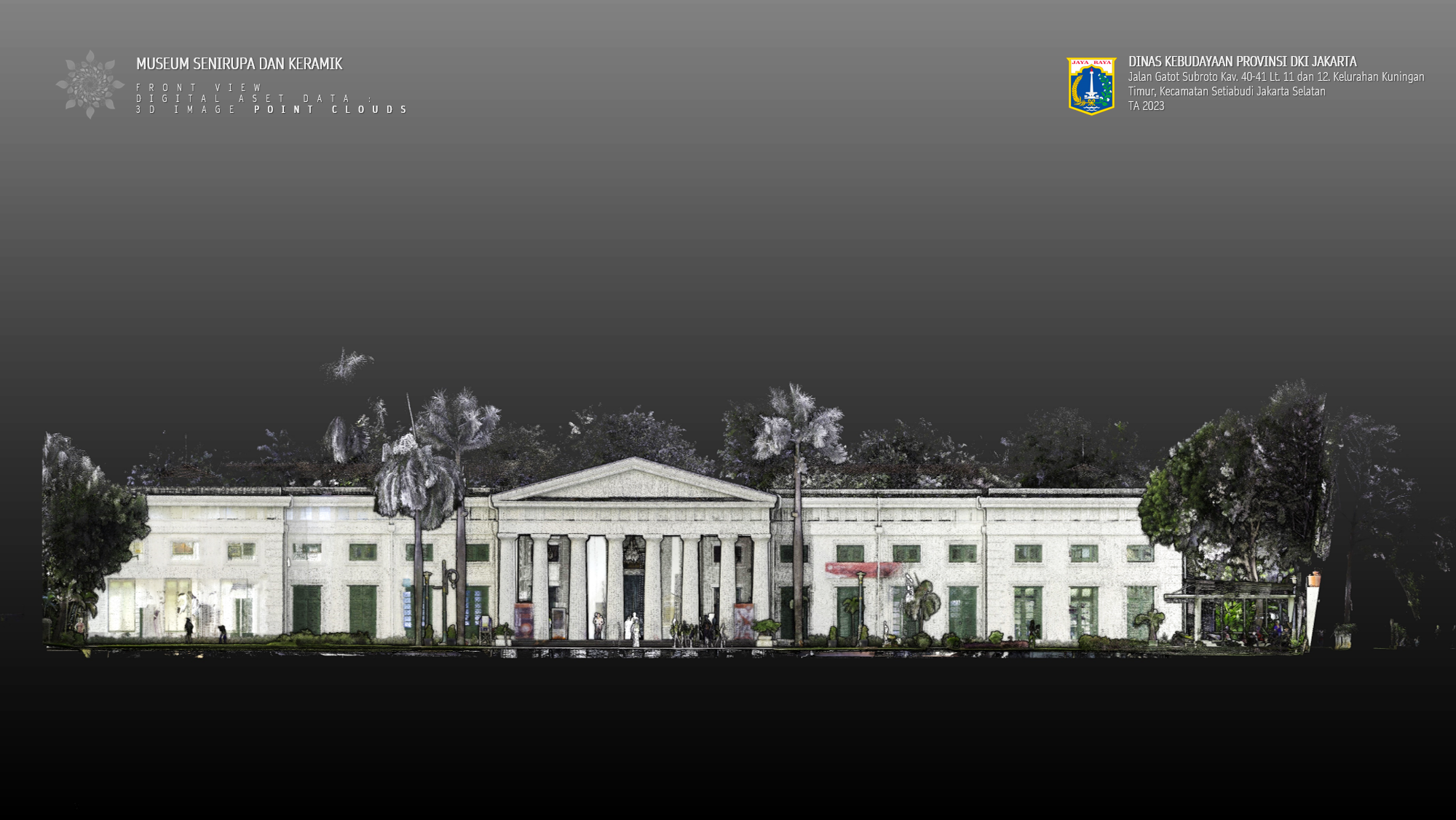 Point Cloud Gedung Museum Seni Rupa dan Keramik DKI Jakarta - 4