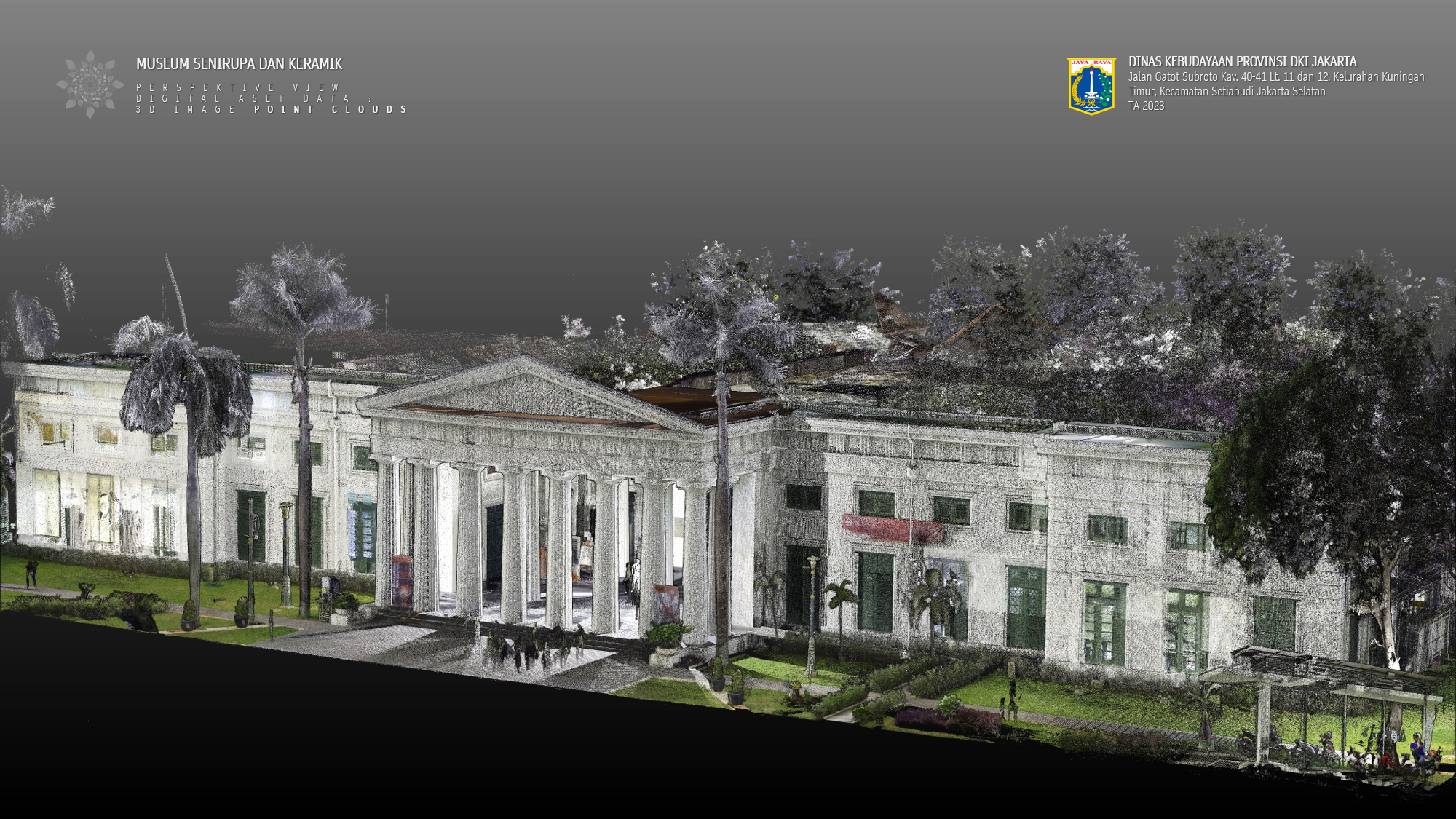 Point Cloud Gedung Museum Seni Rupa dan Keramik DKI Jakarta - 5