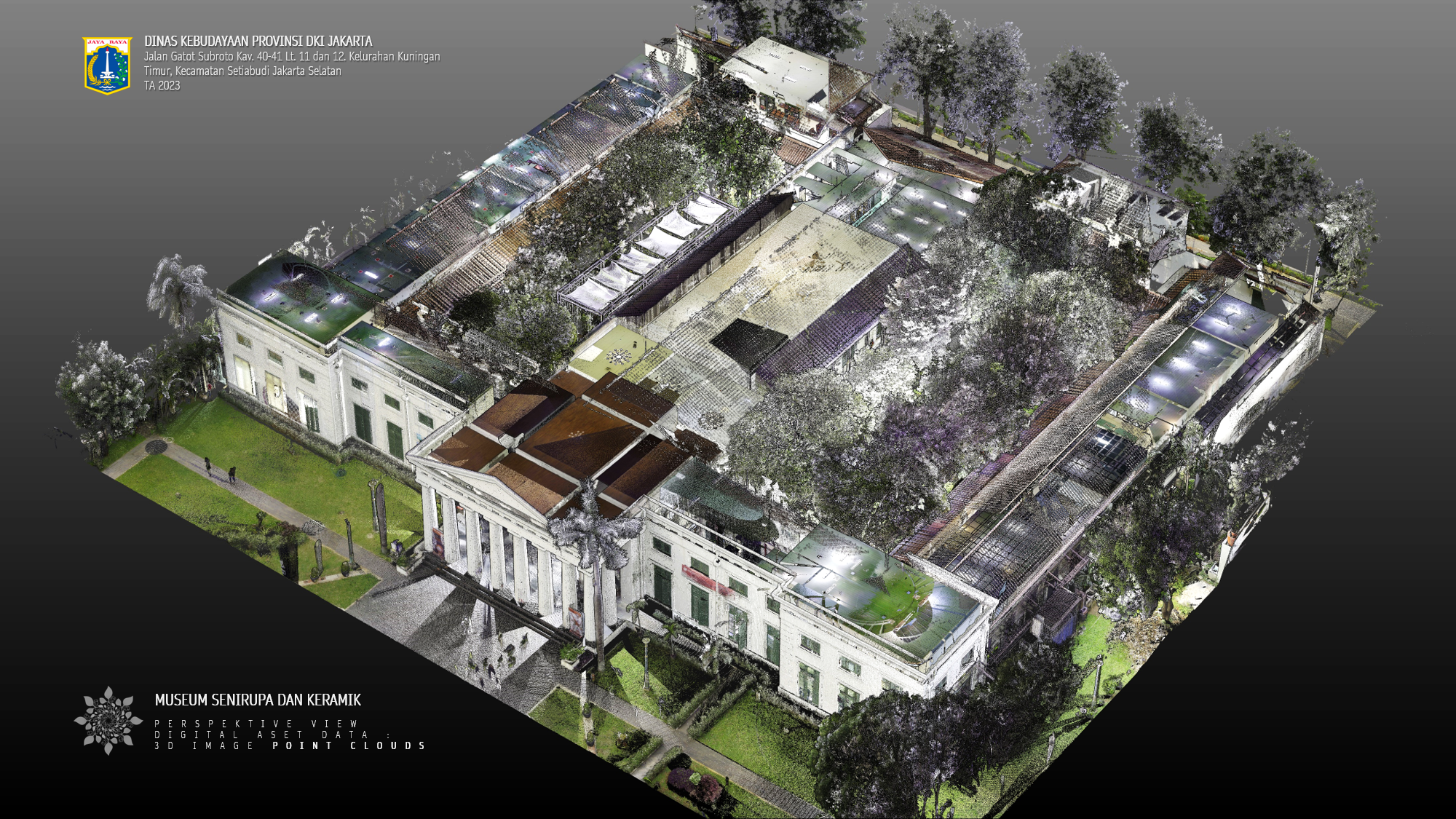 Point Cloud Gedung Museum Seni Rupa dan Keramik DKI Jakarta - 6