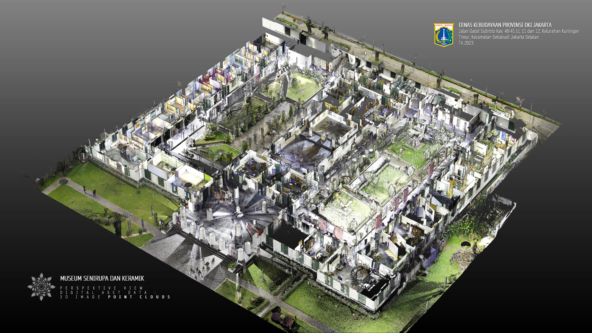 Point Cloud Gedung Museum Seni Rupa dan Keramik DKI Jakarta - 7