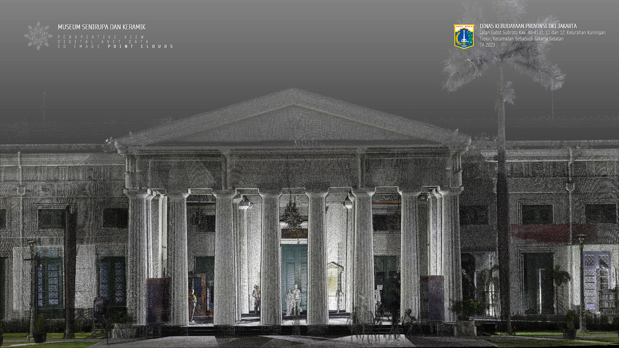 Point Cloud Gedung Museum Seni Rupa dan Keramik DKI Jakarta - 8