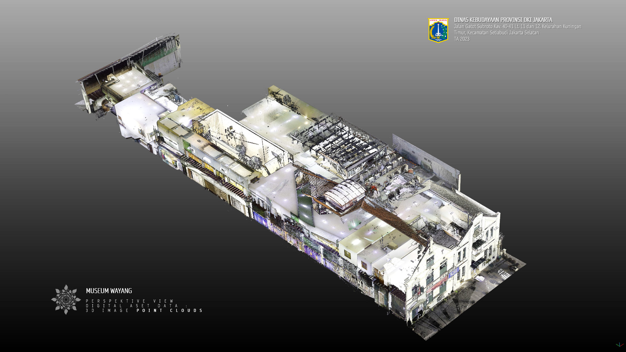 Point Cloud Gedung Museum Wayang DKI Jakarta - 2