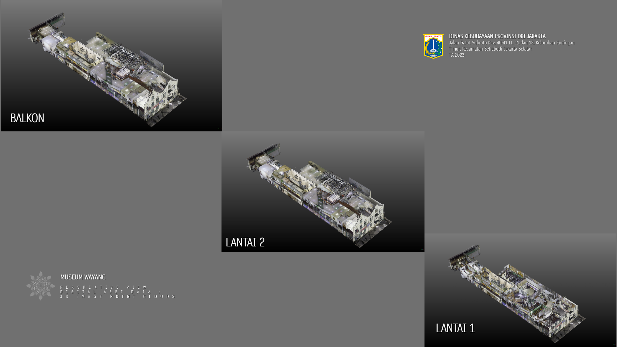 Point Cloud Gedung Museum Wayang DKI Jakarta - 3